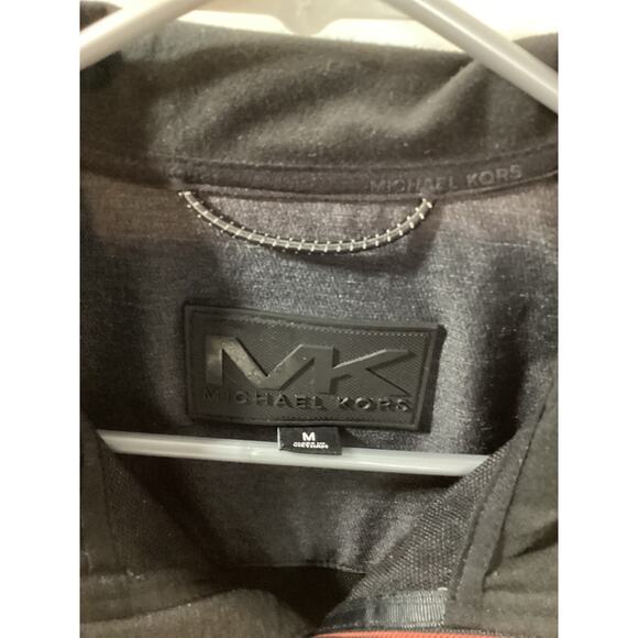 Michael Kors Men's Bommer biker Full Zip Jacket Dark Gray size medium - Picture 5 of 12